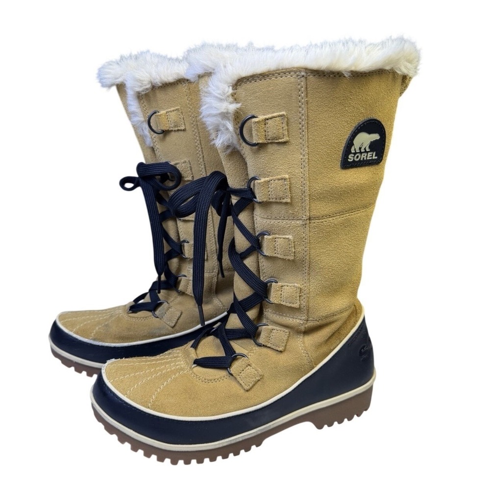 Sorel Tan Tivoli High II Waterproof Winter Boots NL 2093-373 Women's Size‎ 8